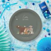 Waldtiere Wald Freunde Baby Shower Pappteller (Party)