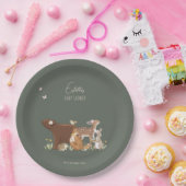 Waldtiere Wald Freunde Baby Shower Pappteller (Party)