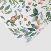 Waldtiere Wald Grüne Landschaft Landschaftsdekorat Seidenpapier (Ausschnitt)