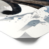 Waldtiere Wald Wandkunst | Tiger Poster (Ecke)