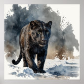 Waldtiere Wald Wandkunst | Tiger Poster (Vorne)