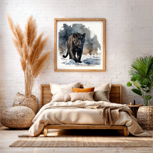 Waldtiere Wald Wandkunst | Tiger Poster