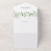 Waldtiere, Wald, Wild One, Babydusche All In One Einladung (Außenbereich)