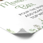 Waldtiere, Wald, Wild One, Momosa Bar Poster (Ecke)