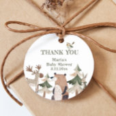 Waldtiere Waldbär Danke Geschenkanhänger