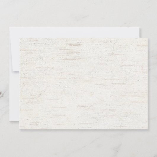 Waldtiere Waldfreunde Mädchen Dusche Einladung (Rückseite)