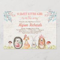 Waldtiere Waldfreunde Mädchen Dusche