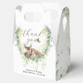 Waldtiere Waldgrün Baby Boy Dusche Geschenkschachtel (Geöffnet)