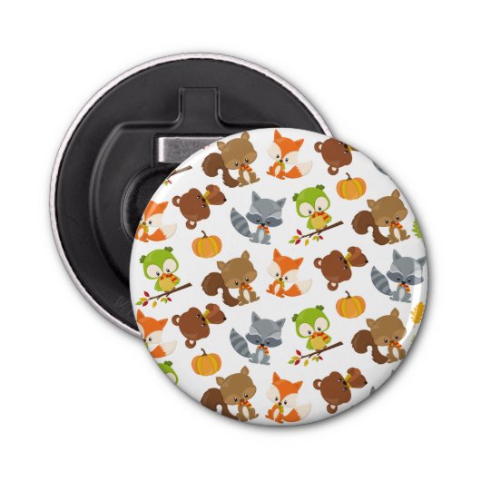 Waldtiere, Waldtiere, Falltiere Flaschenöffner (Vorderseite)