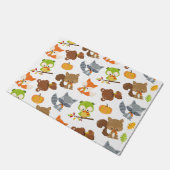 Waldtiere, Waldtiere, Falltiere Fußmatte (Schrägansicht)