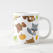 Waldtiere, Waldtiere, Falltiere Jumbo-Tasse (Rechts)