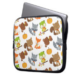 Waldtiere, Waldtiere, Falltiere Laptopschutzhülle (Vorderseite Links)