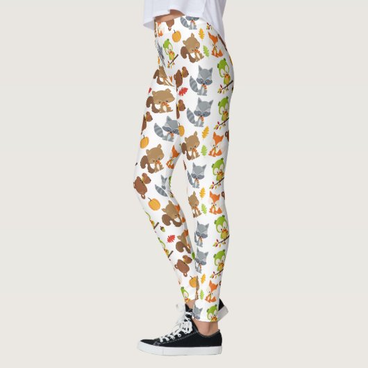 Waldtiere, Waldtiere, Falltiere Leggings (Links)