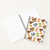 Waldtiere, Waldtiere, Falltiere Notizblock (Innenseite)