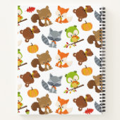 Waldtiere, Waldtiere, Falltiere Notizblock (Rückseite)