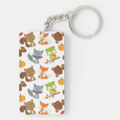 Waldtiere, Waldtiere, Falltiere Schlüsselanhänger (Rückseite)