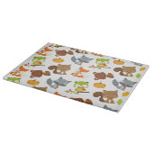 Waldtiere, Waldtiere, Falltiere Schneidebrett (Ecke)