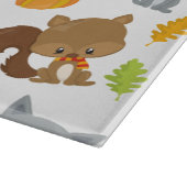 Waldtiere, Waldtiere, Falltiere Schneidebrett (Ecke)