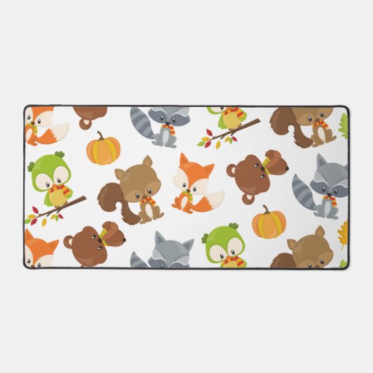 Waldtiere, Waldtiere, Falltiere Schreibtischunterlage (Vorderseite)