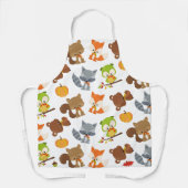 Waldtiere, Waldtiere, Falltiere Schürze (Vorderseite)