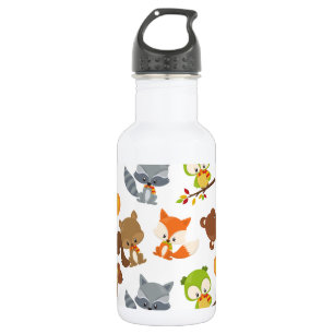 Waldtiere, Waldtiere, Herbsttiere Edelstahlflasche