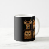 Waldtiere Waldtiere Hirsch Fuchs Eule Hed Kaffeetasse (VorderseiteRechts)