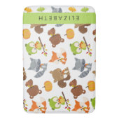 Waldtiere, Waldtiere, Ihr Name Badematte (Vorderseite Vertikal)