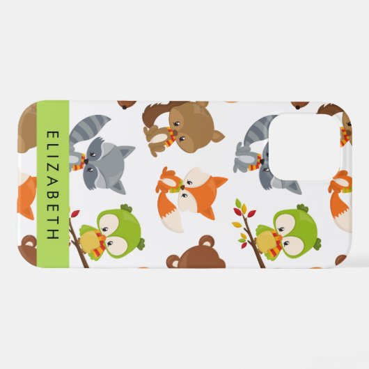 Waldtiere, Waldtiere, Ihr Name iPhone Hülle (Rückseite (Horizontal))