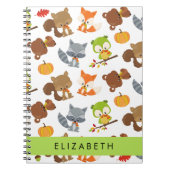 Waldtiere, Waldtiere, Ihr Name Notizblock (Vorderseite)