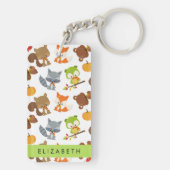 Waldtiere, Waldtiere, Ihr Name Schlüsselanhänger (Rückseite)