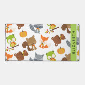 Waldtiere, Waldtiere, Ihr Name Schreibtischunterlage (Vorderseite)