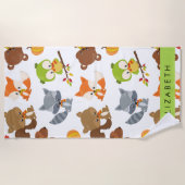 Waldtiere, Waldtiere, Ihr Name Strandtuch (Vorderseite)