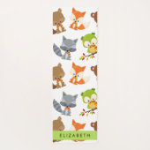 Waldtiere, Waldtiere, Ihr Name Yogamatte (Rückseite)