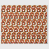 Waldtiere Waldtiere Waldkreaturen Geschenkartikel Geschenkpapier (Flach)