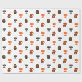 Waldtiere Waldtiere Waldkreaturen Geschenkartikel Geschenkpapier (Flach)