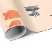 Waldtiere Waldtiere Waldkreaturen Geschenkartikel Geschenkpapier (Rolleneckpunkt)