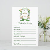 Waldtiere Wappen Taufen Wünsche für Baby (Stehend Vorderseite)