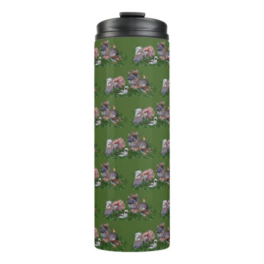 Waldtiere wärmer thermosbecher (Vorderseite)