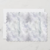 Waldtiere Wasserfarbe 1. Geburtstag Party Einladung (Rückseite)