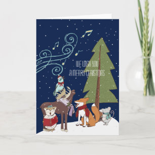 Waldtiere Weihnachten
