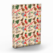 Waldtiere Weihnachten Fotoblock (Links)