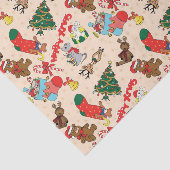 Waldtiere Weihnachten Seidenpapier (Ausschnitt)