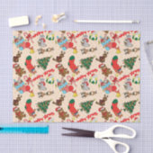 Waldtiere Weihnachten Seidenpapier (Handwerk)