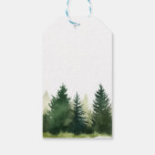 Waldtiere Weihnachtsdusche Geschenkanhänger (Rückseite)