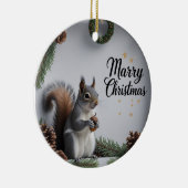 Waldtiere Weihnachtsfeiertage Keramik Ornament (Rechts)