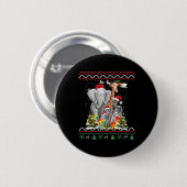 Waldtiere Weihnachtsidee Kinder Jungle Tier C Button (Vorne & Hinten)