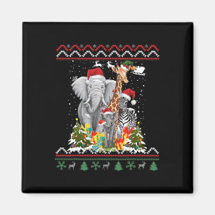 Waldtiere Weihnachtsidee Kinder Jungle Tier C Magnet