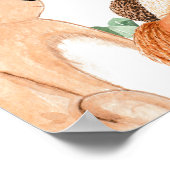 Waldtiere Weiße Wildtiere ein Willkommenszeichen Poster (Ecke)