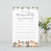 Waldtiere wie alt waren die Mama und Papa (Stehend Vorderseite)