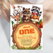 Waldtiere Wild ein Kindergeburtstag Einladung